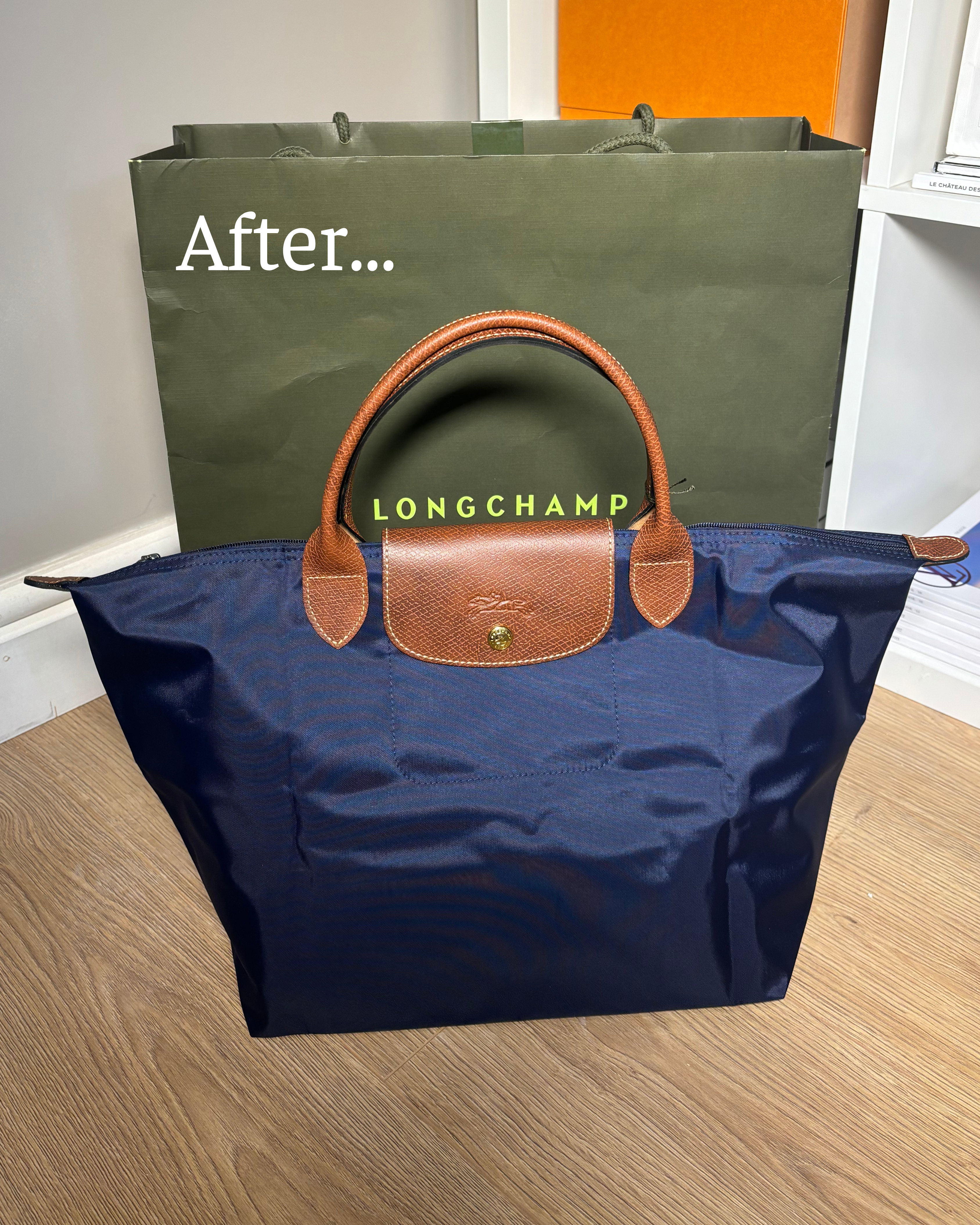 Liner for Longchamp Le Pliage Original M Handbag