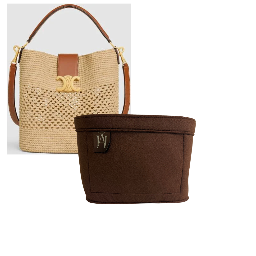 Liner for Celine Medium Louise Bucket Raffia