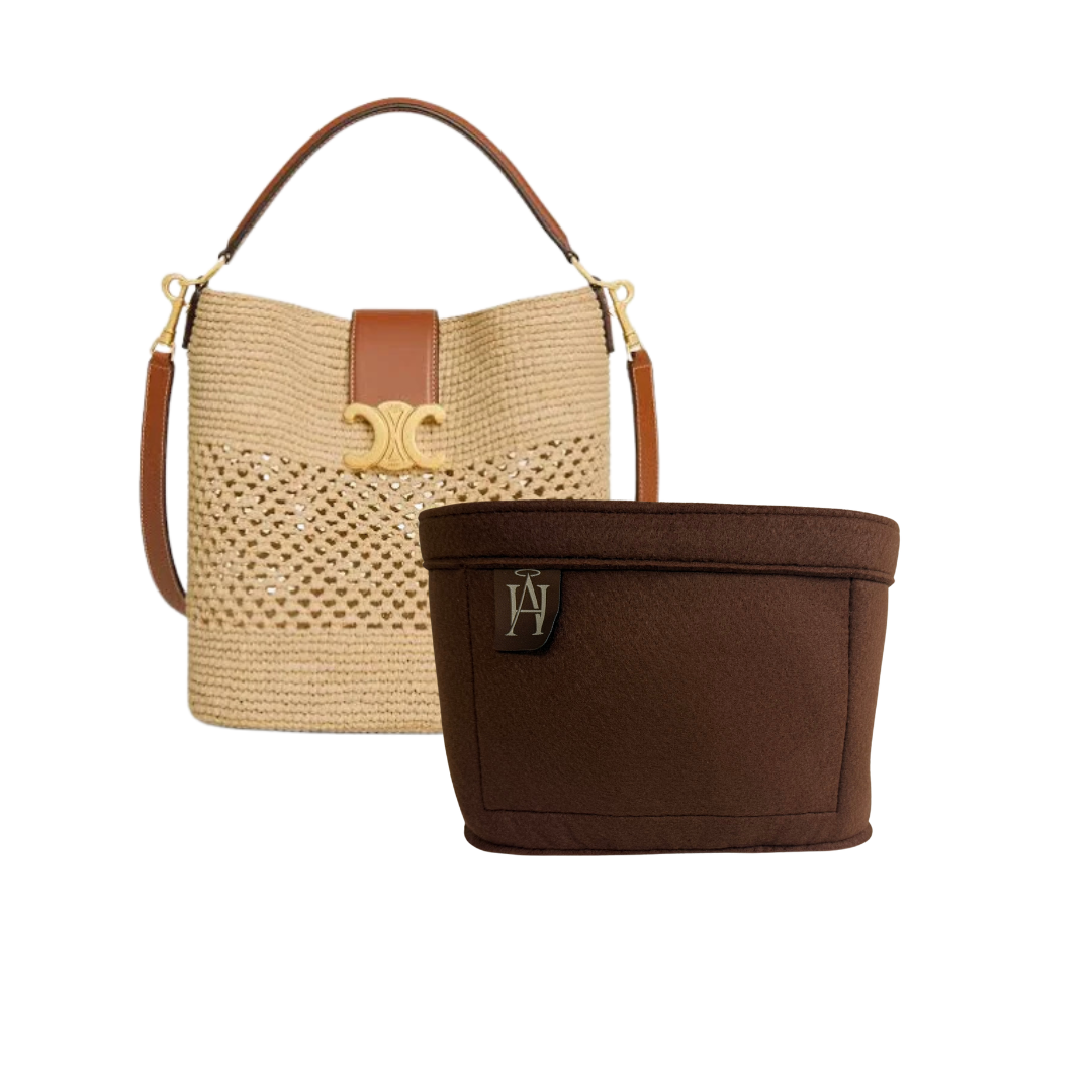 Liner for Celine Medium Louise Bucket Raffia