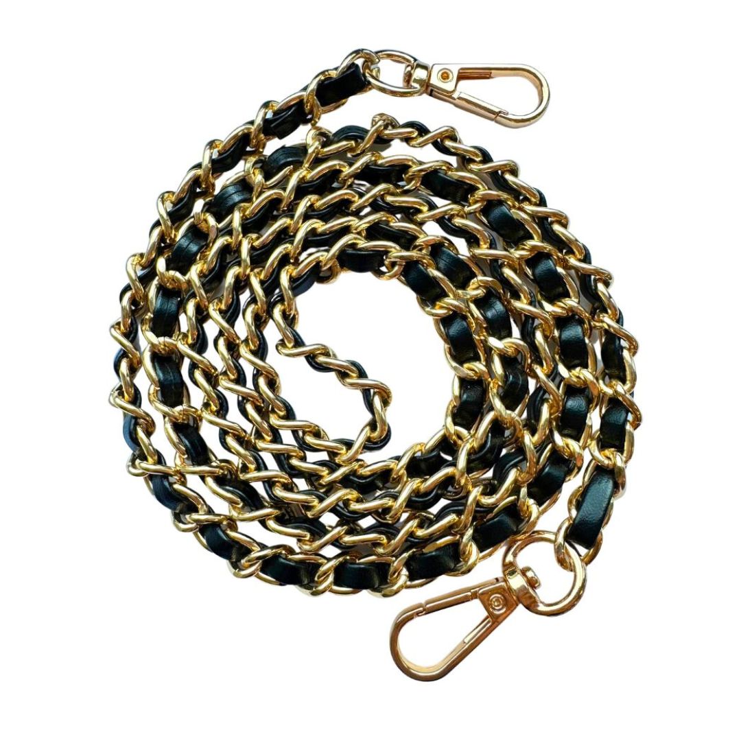 Faux Leather Handbag Chain