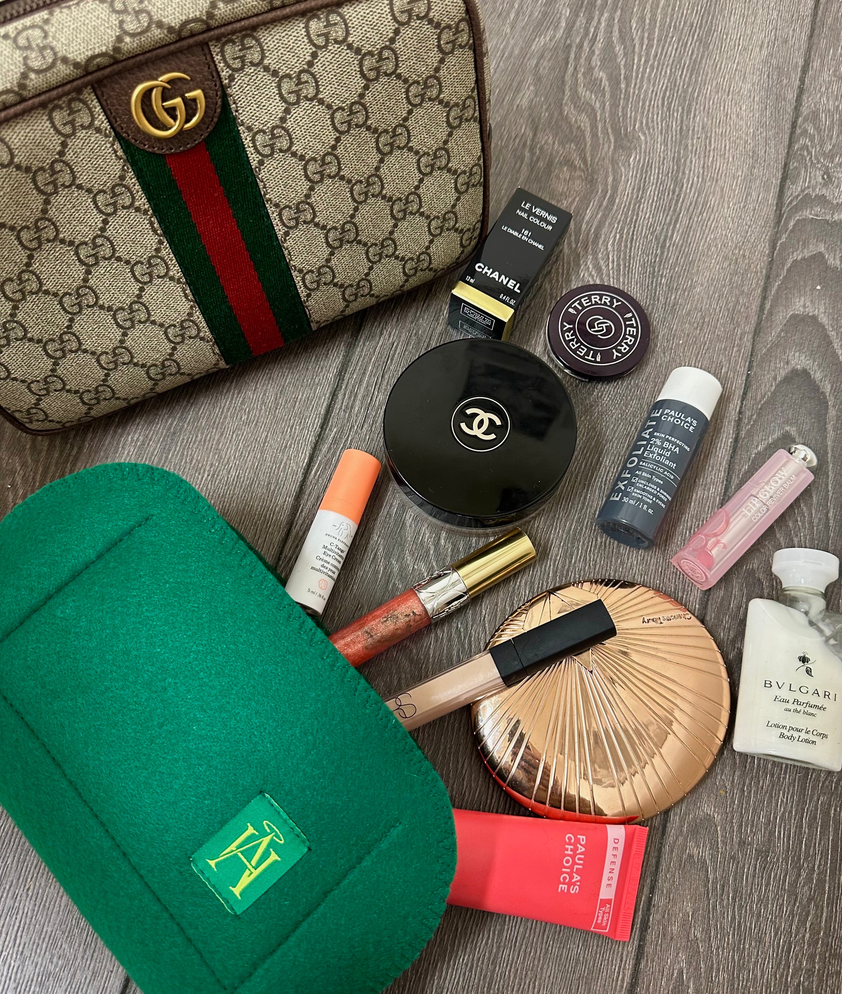 Liner for Gucci Savoy Toiletry Case
