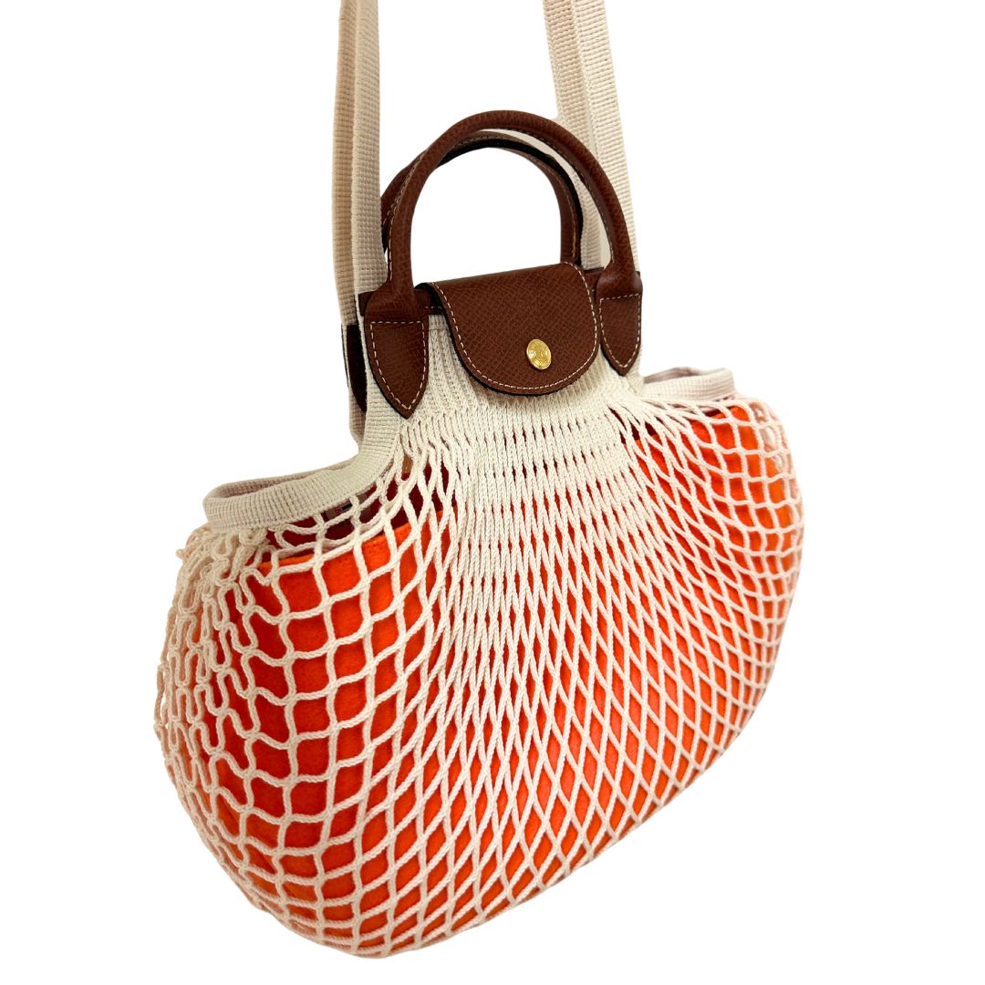 felt insert for longchamp le pliage le filet mesh bag