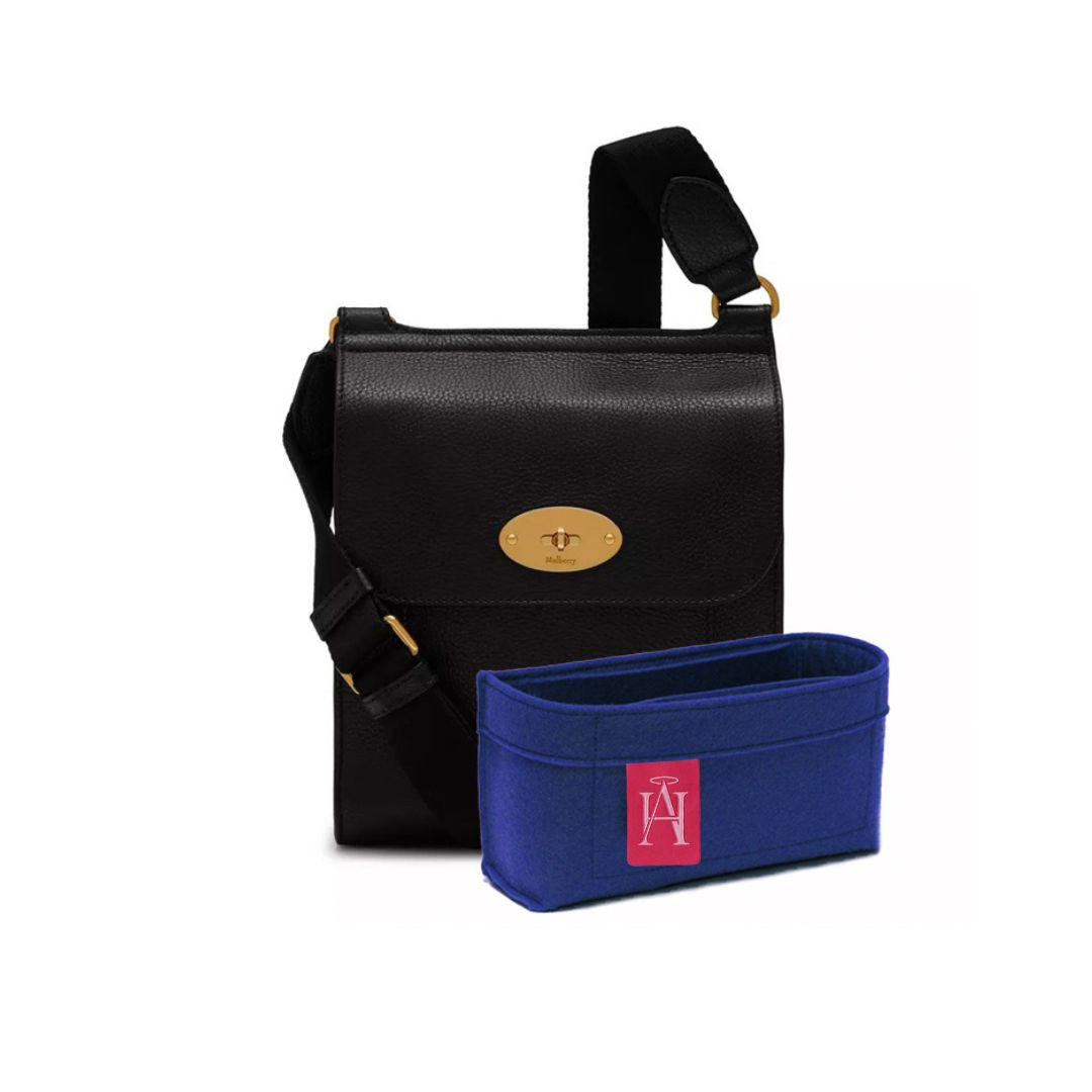 handbag angels handbag liner to fit the mulberry antony messenger. Black mulberry antony with a blue handbag liner