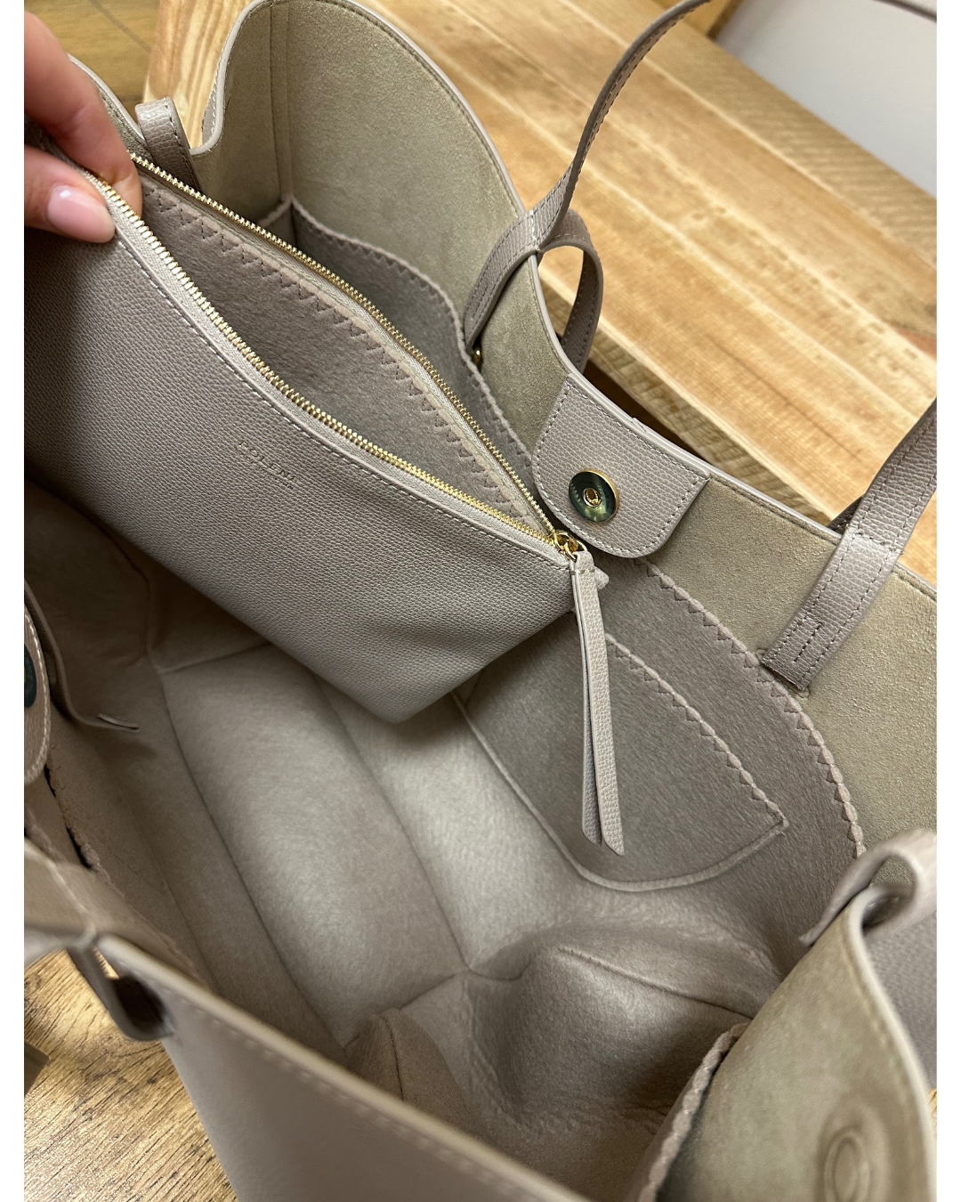 Liner for Polène Cyme Tote Pouch