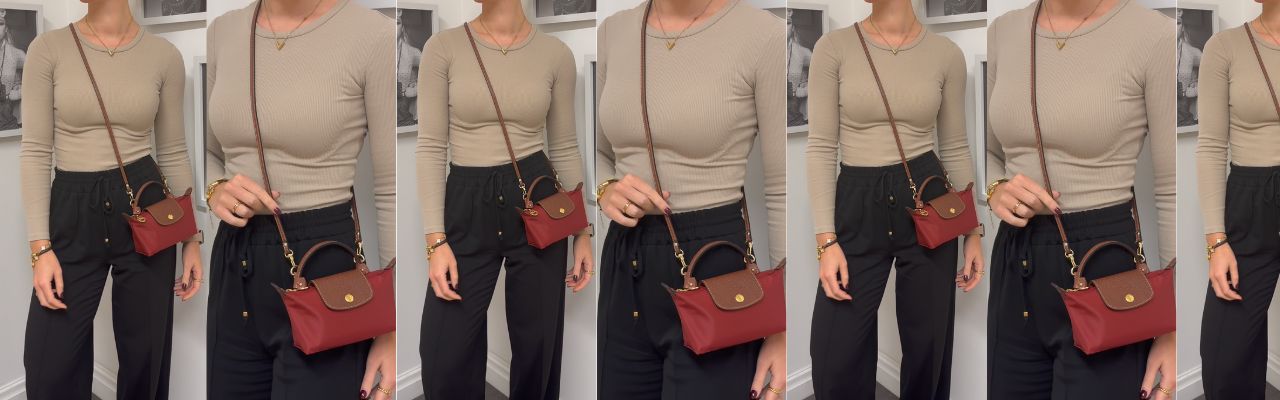 How to convert the Le Pliage Pouch into a crossbody