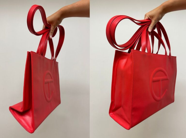 How to remove the fold from your Telfar Shopping Bag