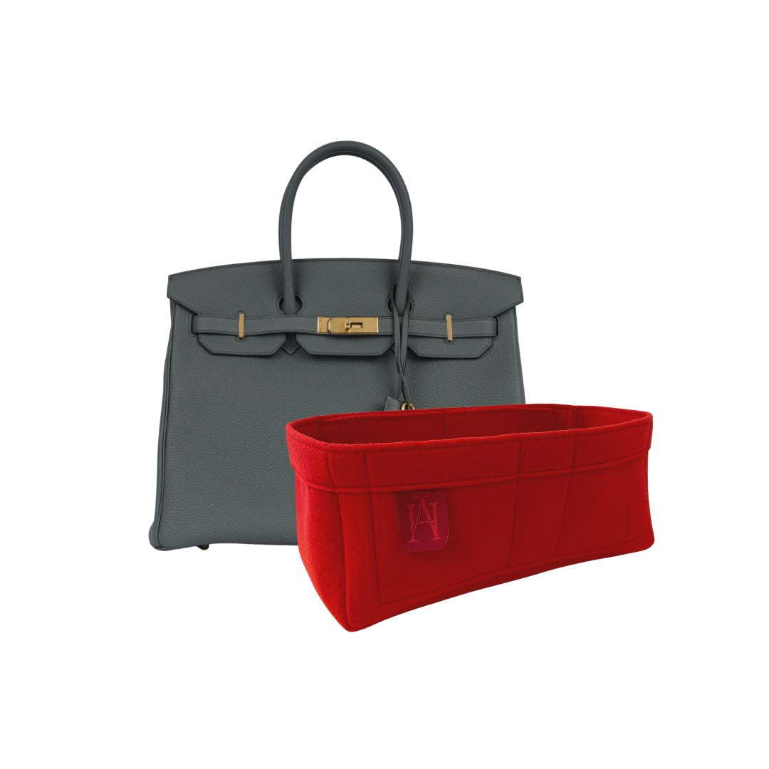 bag organizer for hermes birkin 35 by handbag angels