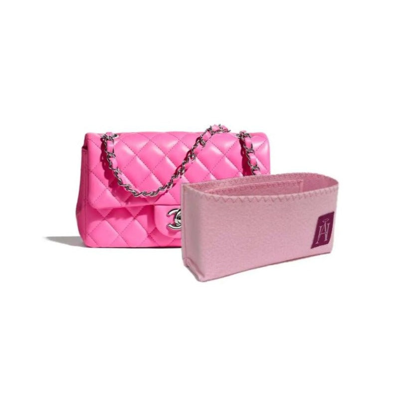bag liner / purse insert for Chanel Mini Rectangle Flap bag by Handbag Angels