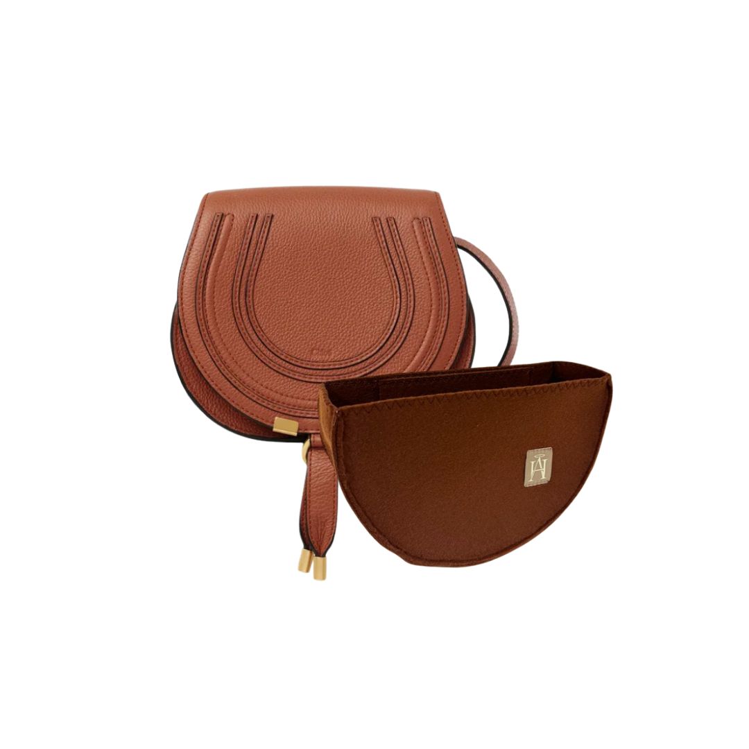 handbag liner for chloe marcie saddle bag