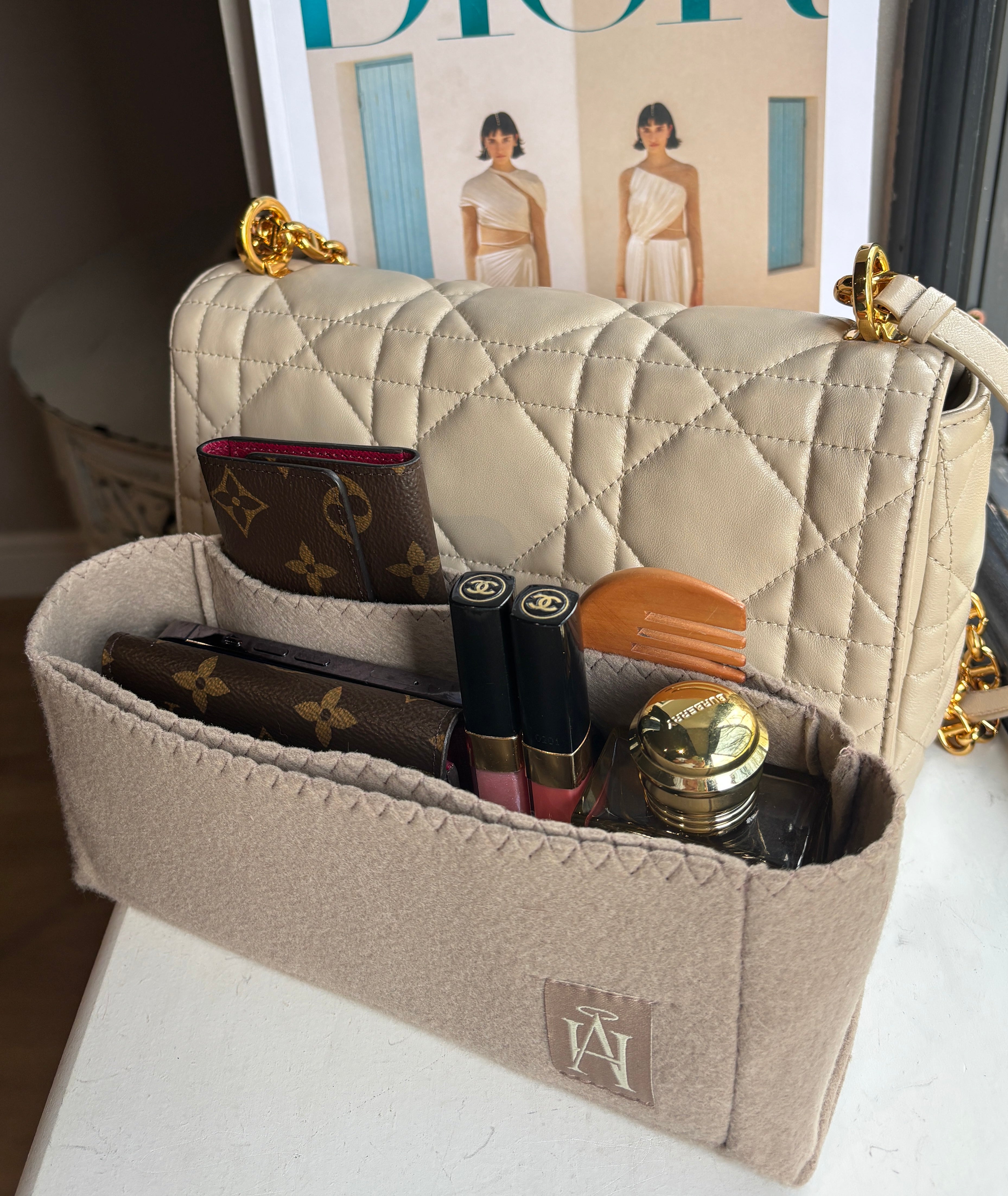 Liner For Dior Medium Soft Caro Bag