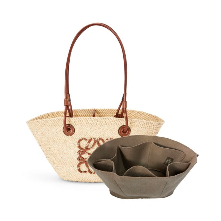 loewe medium anagram basket bag organizer