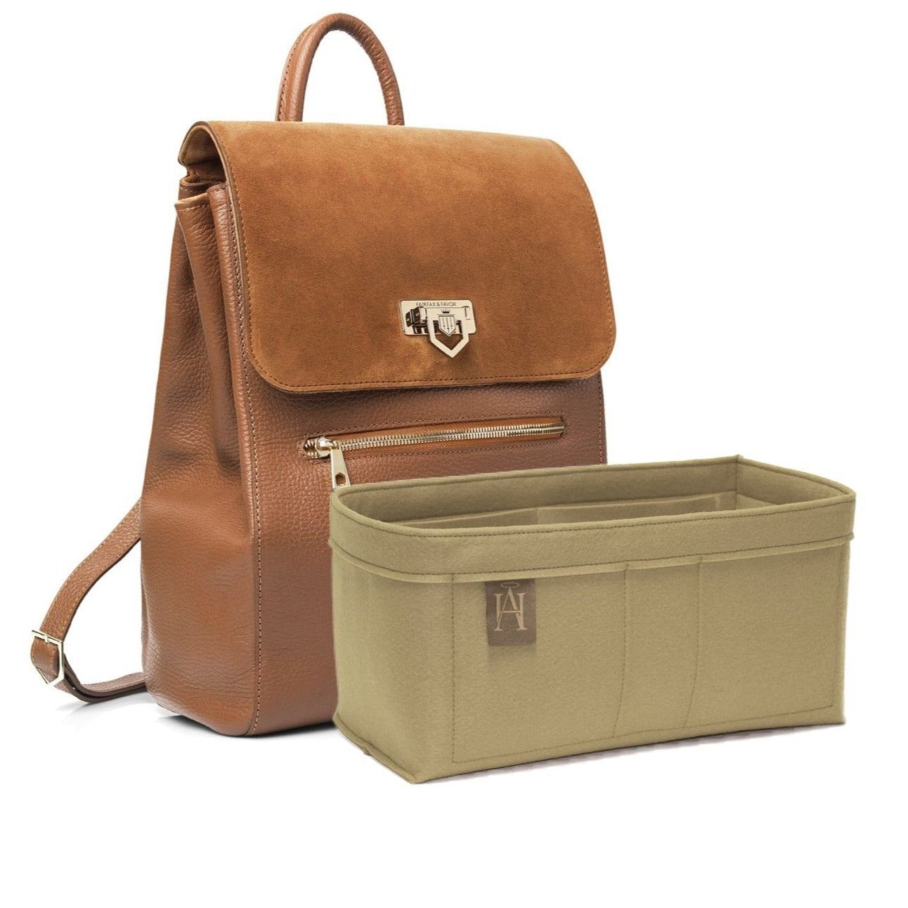 fairfax and favor loxley backpack handbag liner