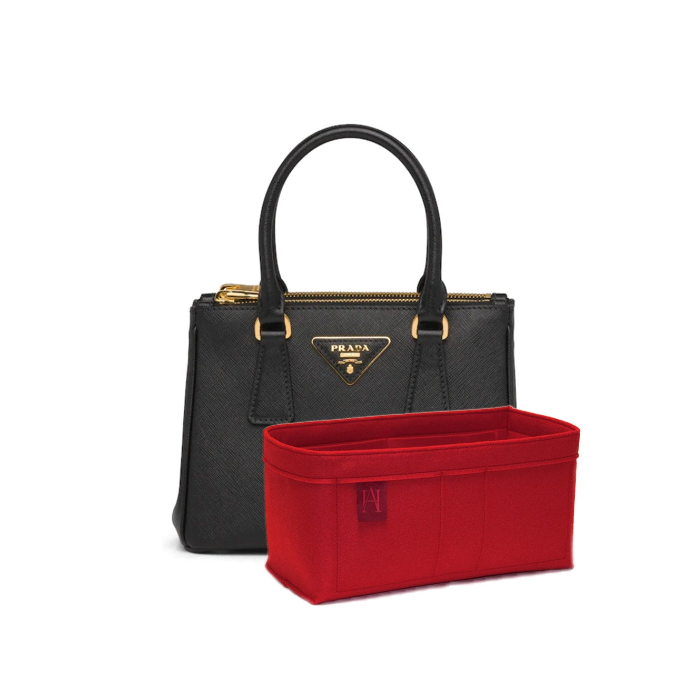prada mini galleria handbag liner