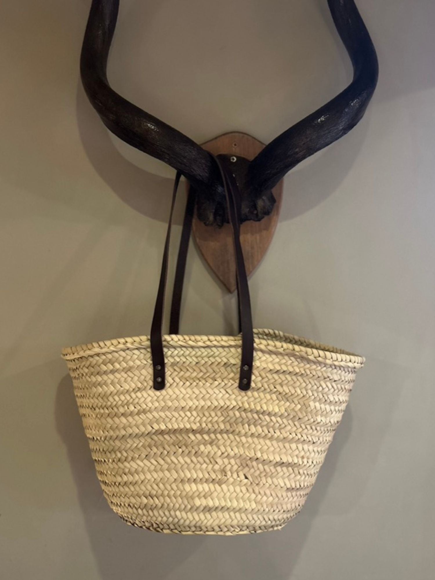 large raffia basket beach bag