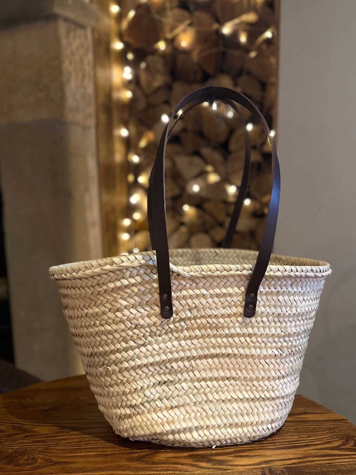 luxury raffia basket bag, handmade from raffia palm