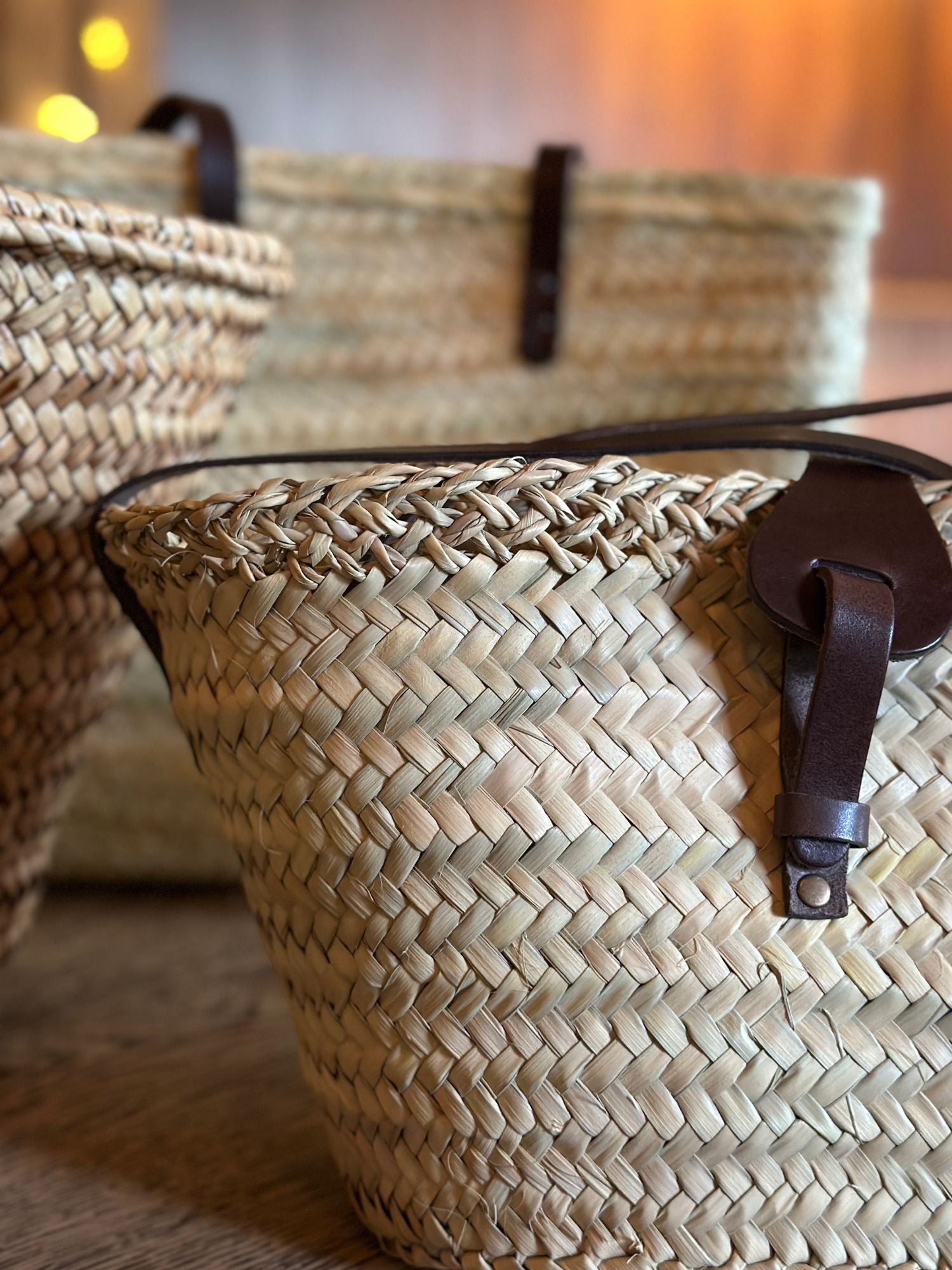 handmade small raffia basket crossbody bag
