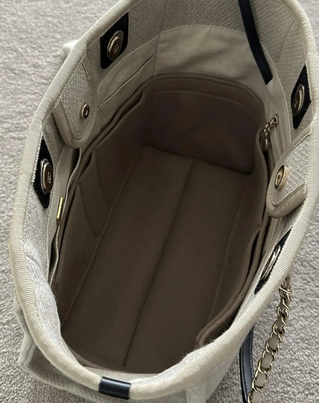 Liner For Chanel Small Deauville Tote