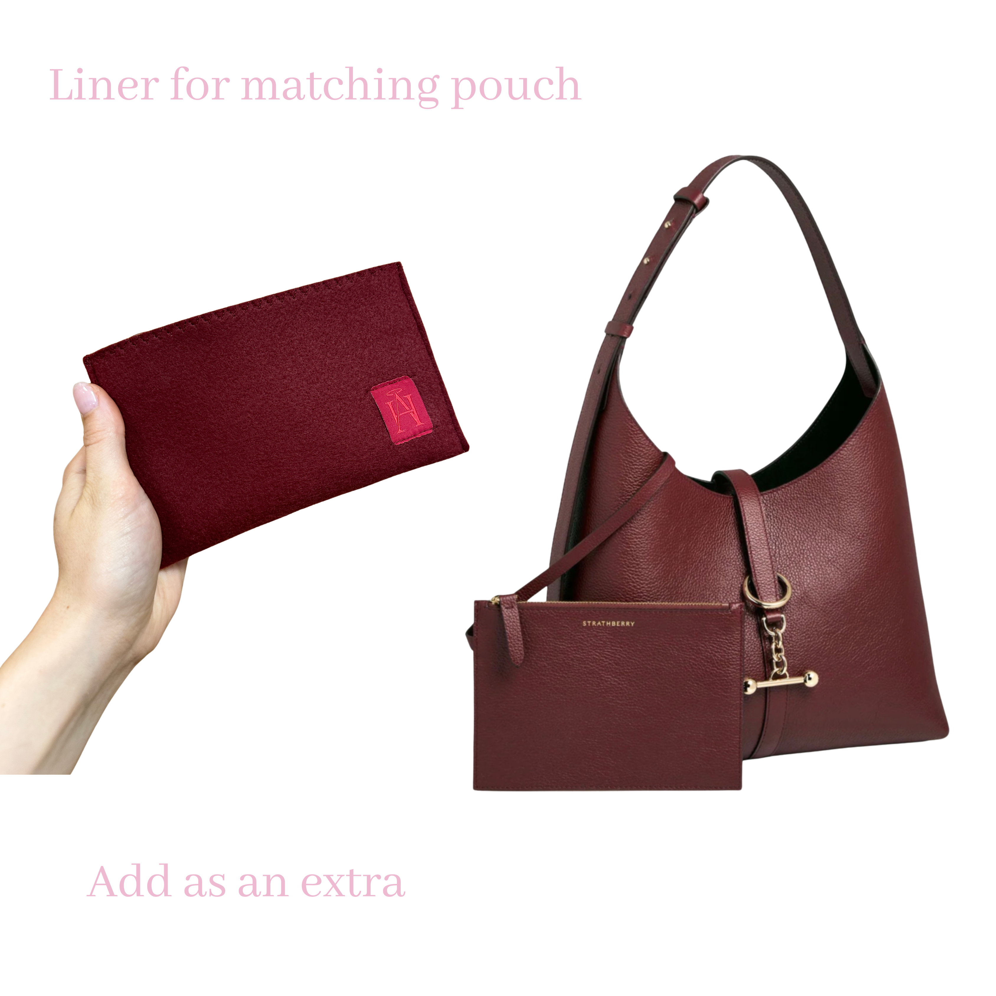 Liner for Strathberry Kite hobo