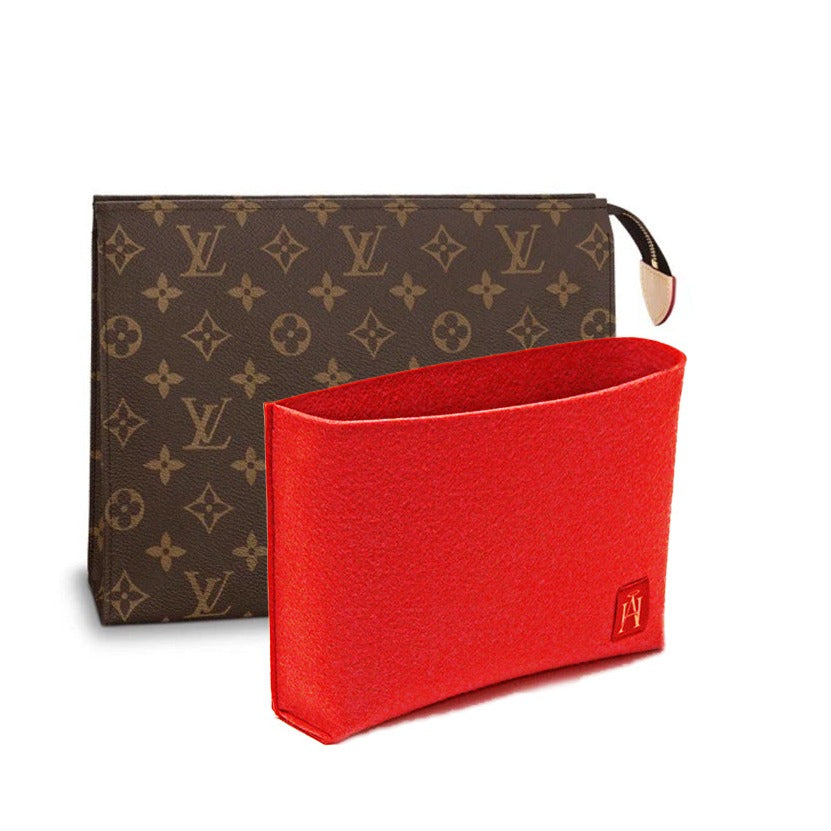 bag liner / felt insert for louis vuitton toiletry pouch 26