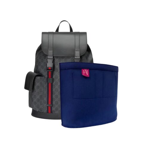 bag organizer / handbag liner for the Gucci GG Black Backpack